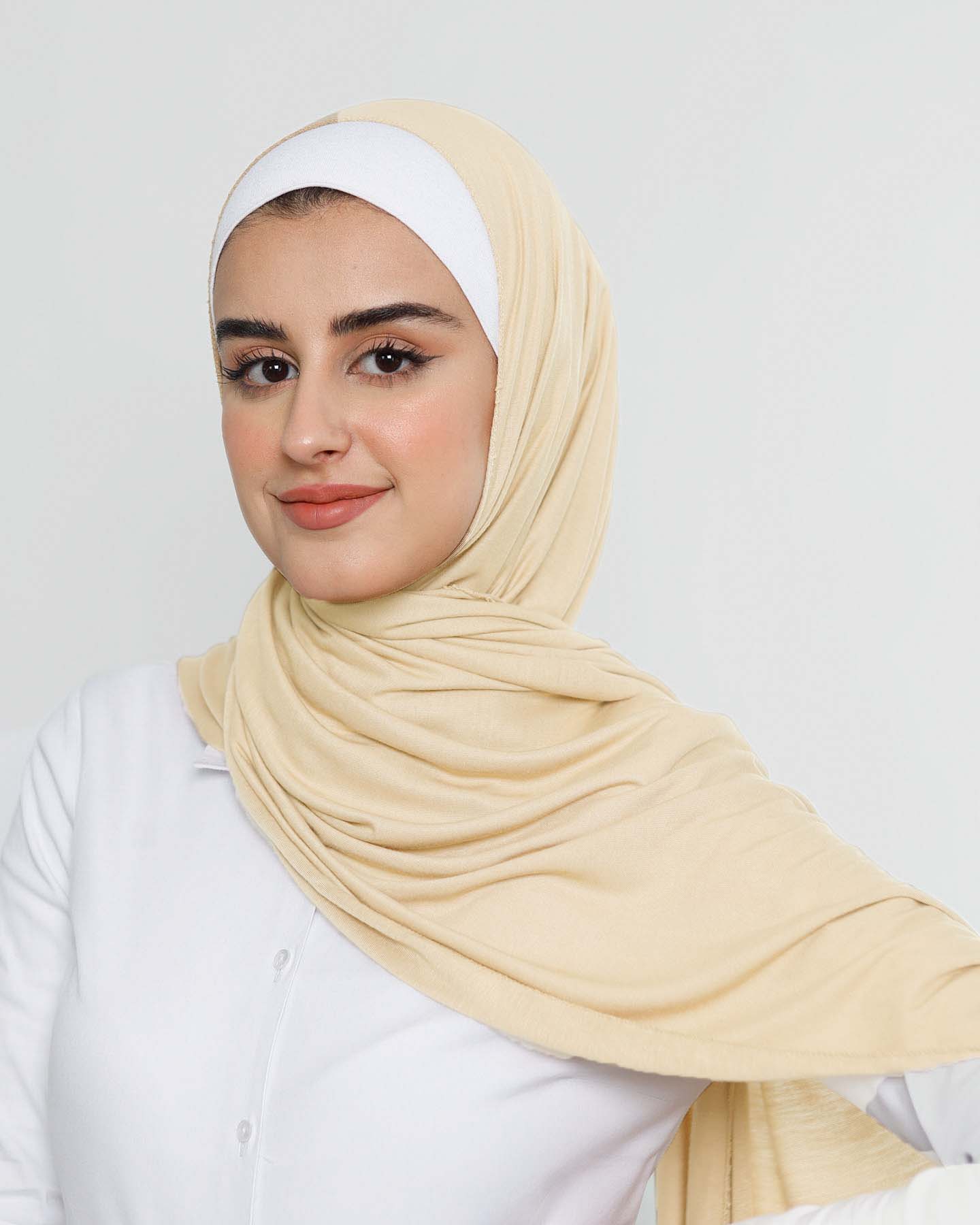 Hijab - Stretch Jersey - Beige
