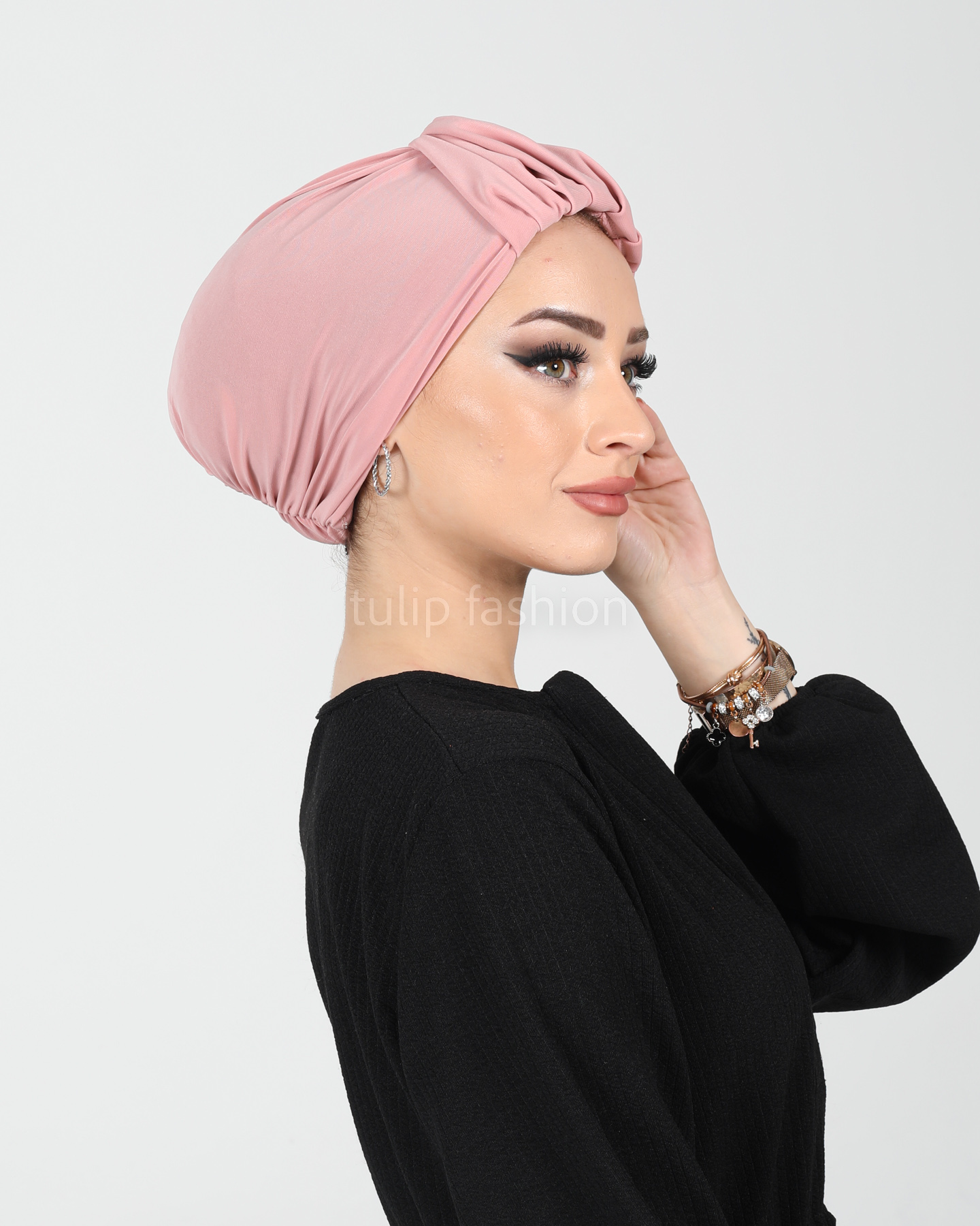 Turban - Mira - Ljusrosa - 3