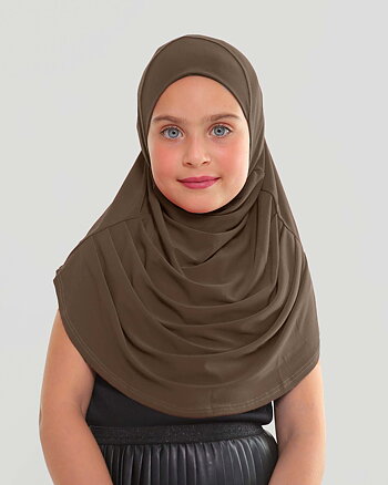 Hijab Al Amira Children - Brun