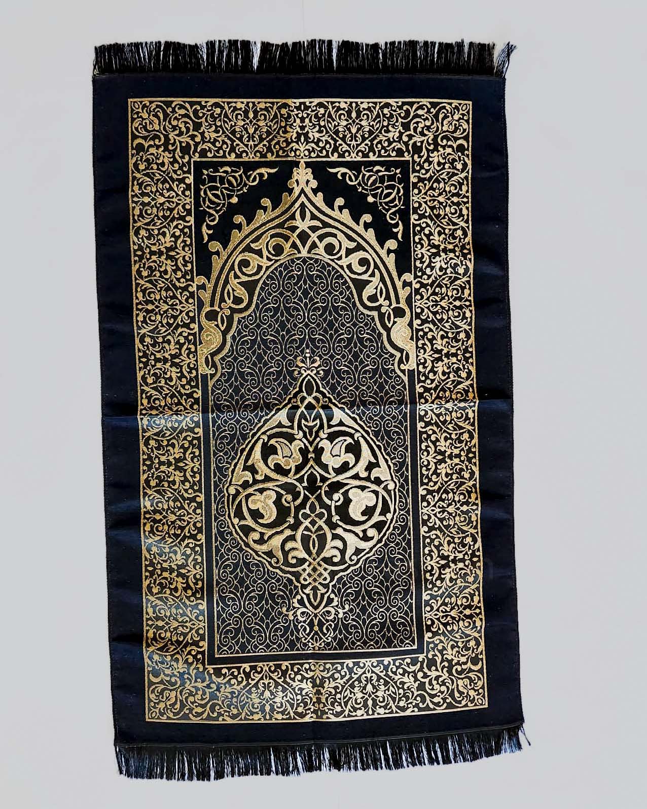 Prayer Rug - Sidra - Black/Gold