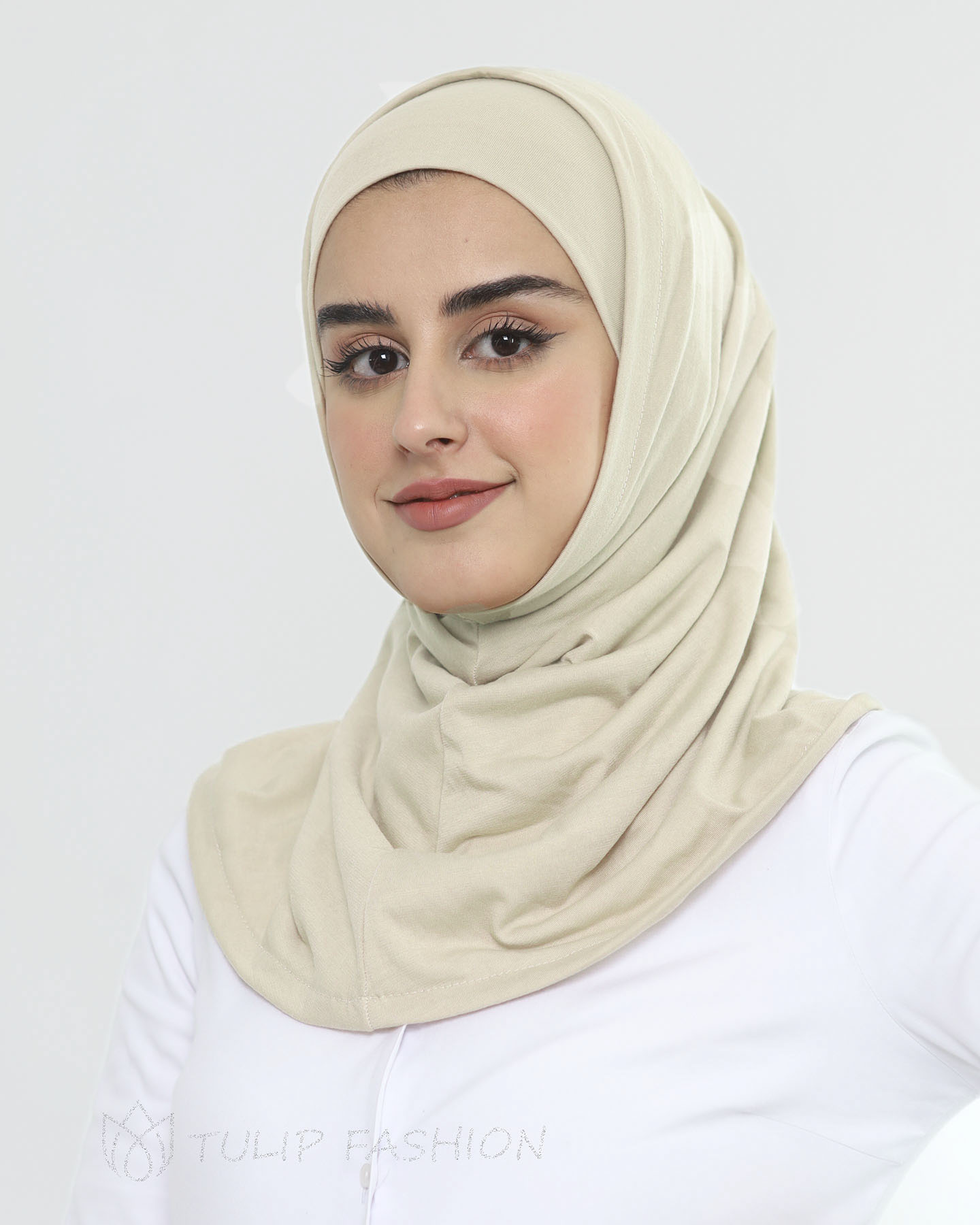 Hijab Al Amira - Cremefarben