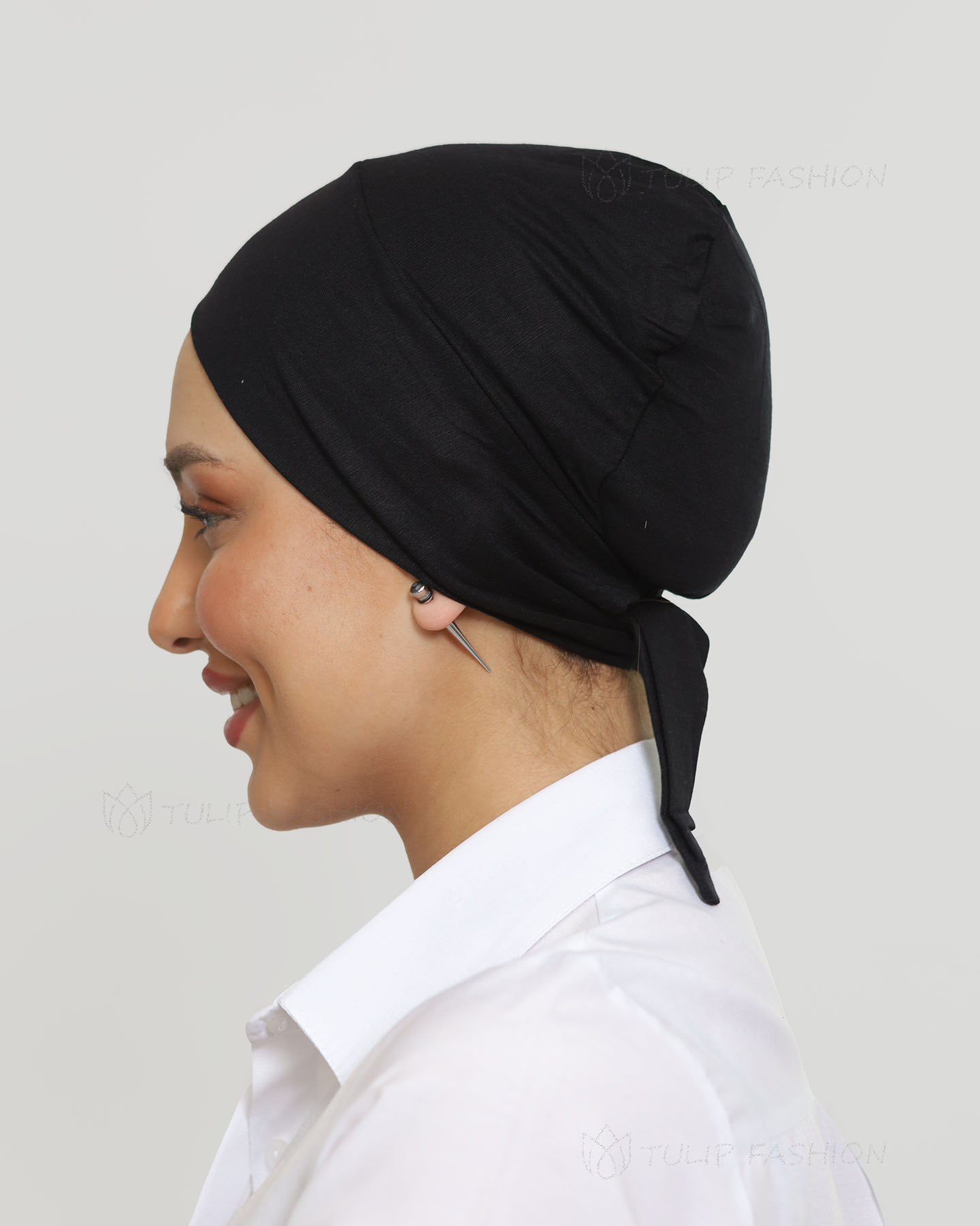 Cap - Cross Tie-back - Black - 2