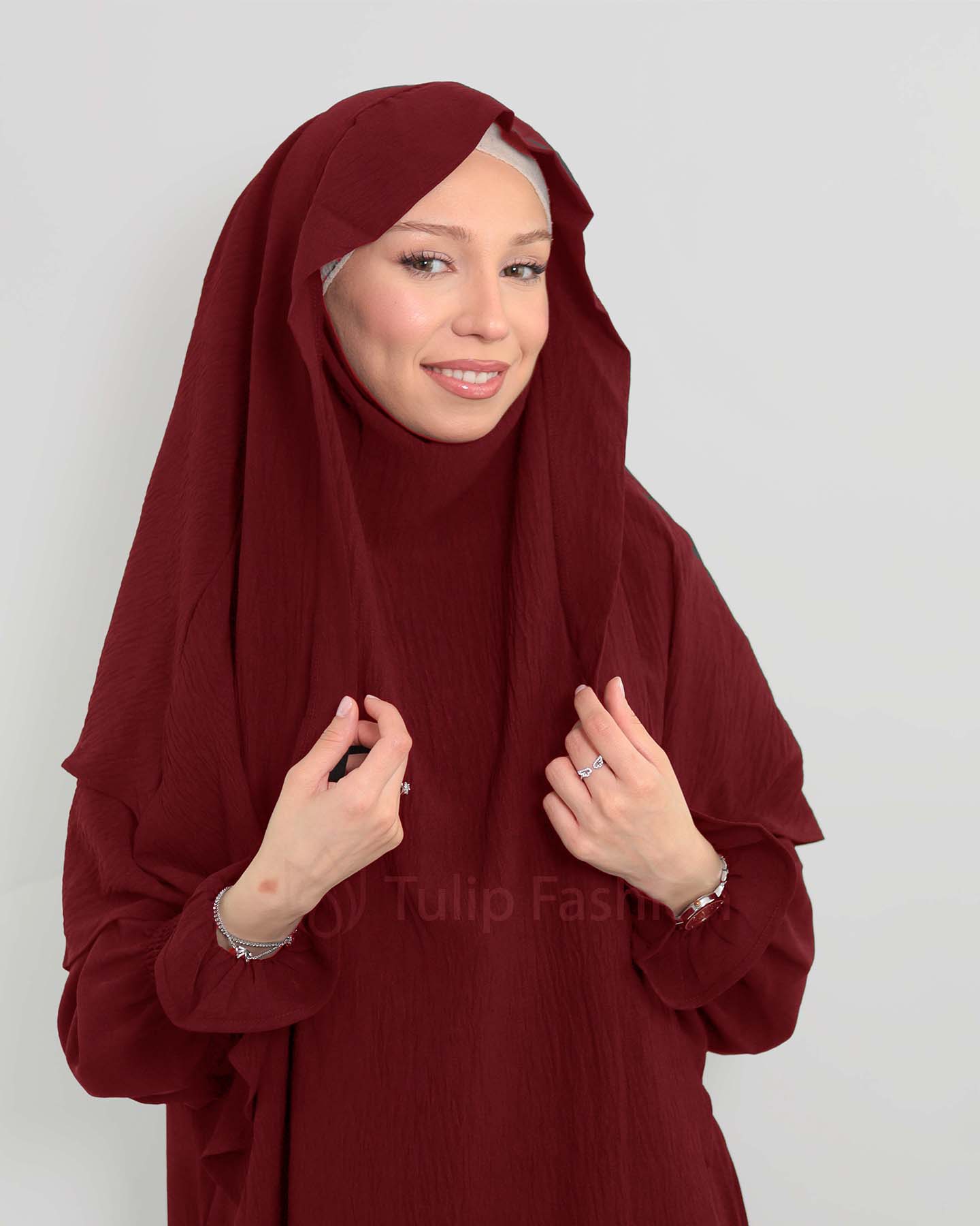 Maryam  Khimar - Maroon - 5