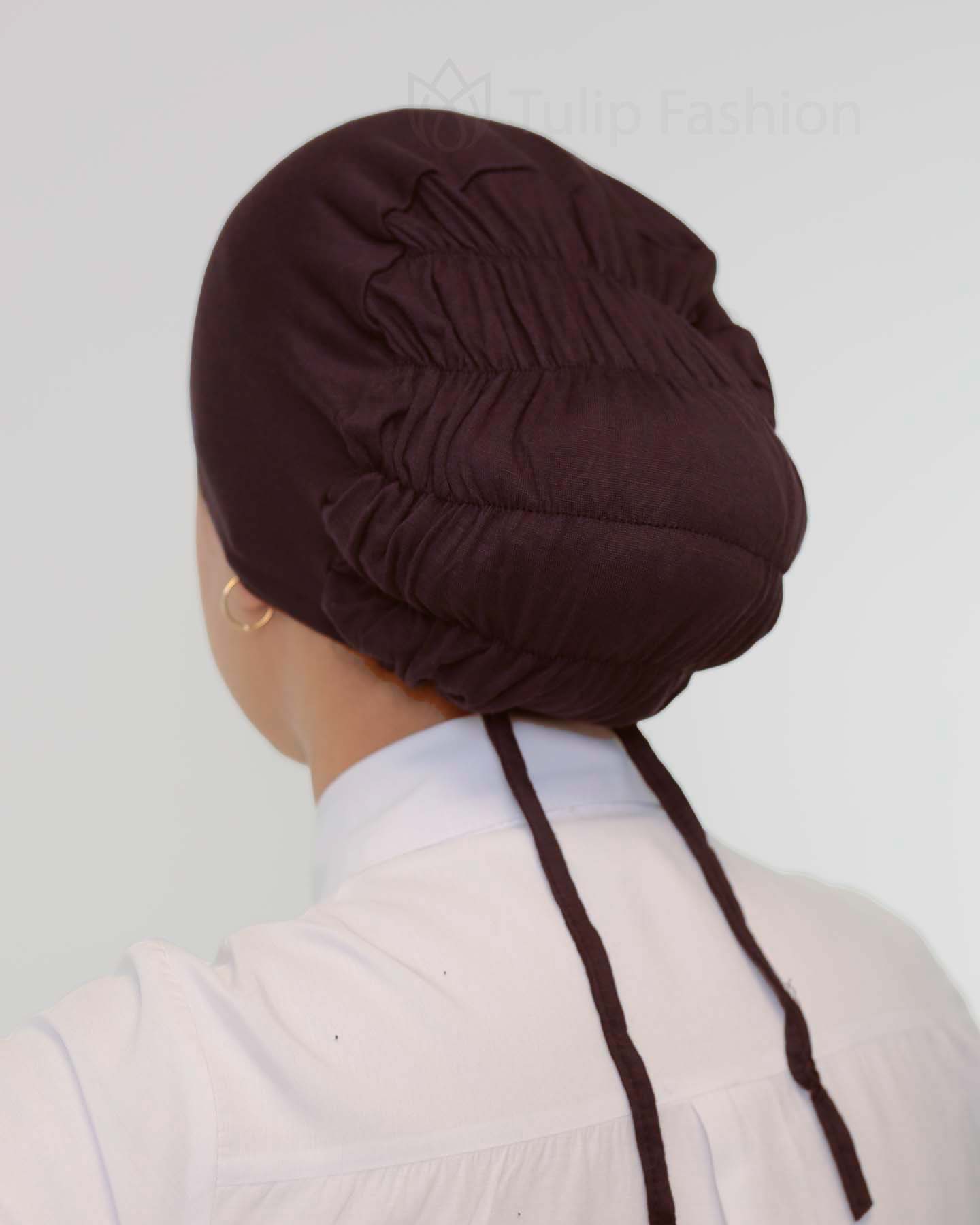 Underscarf - High elastic tie-back - Brown