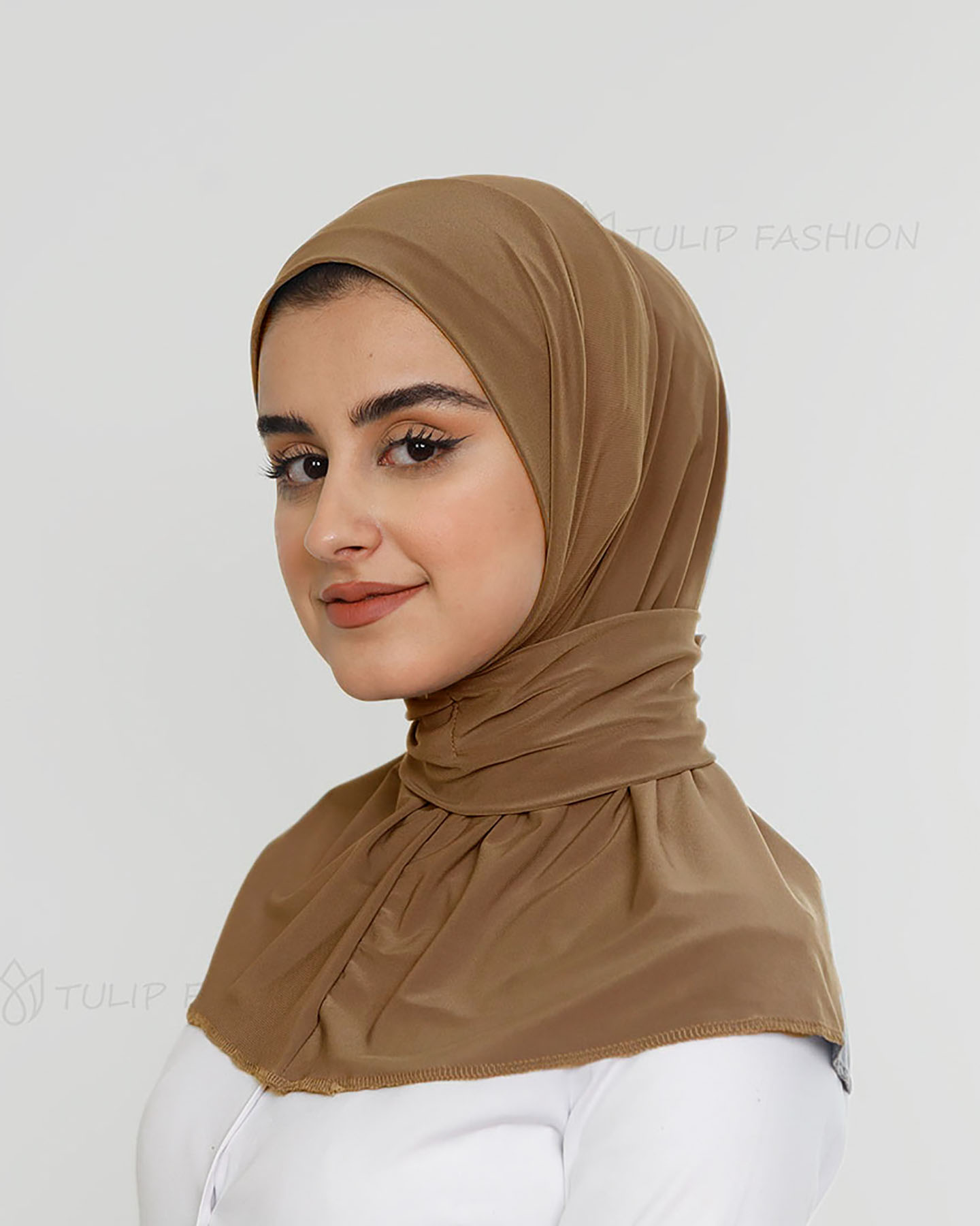 Al Amira Instant Hijab - Cacao Brown - 2