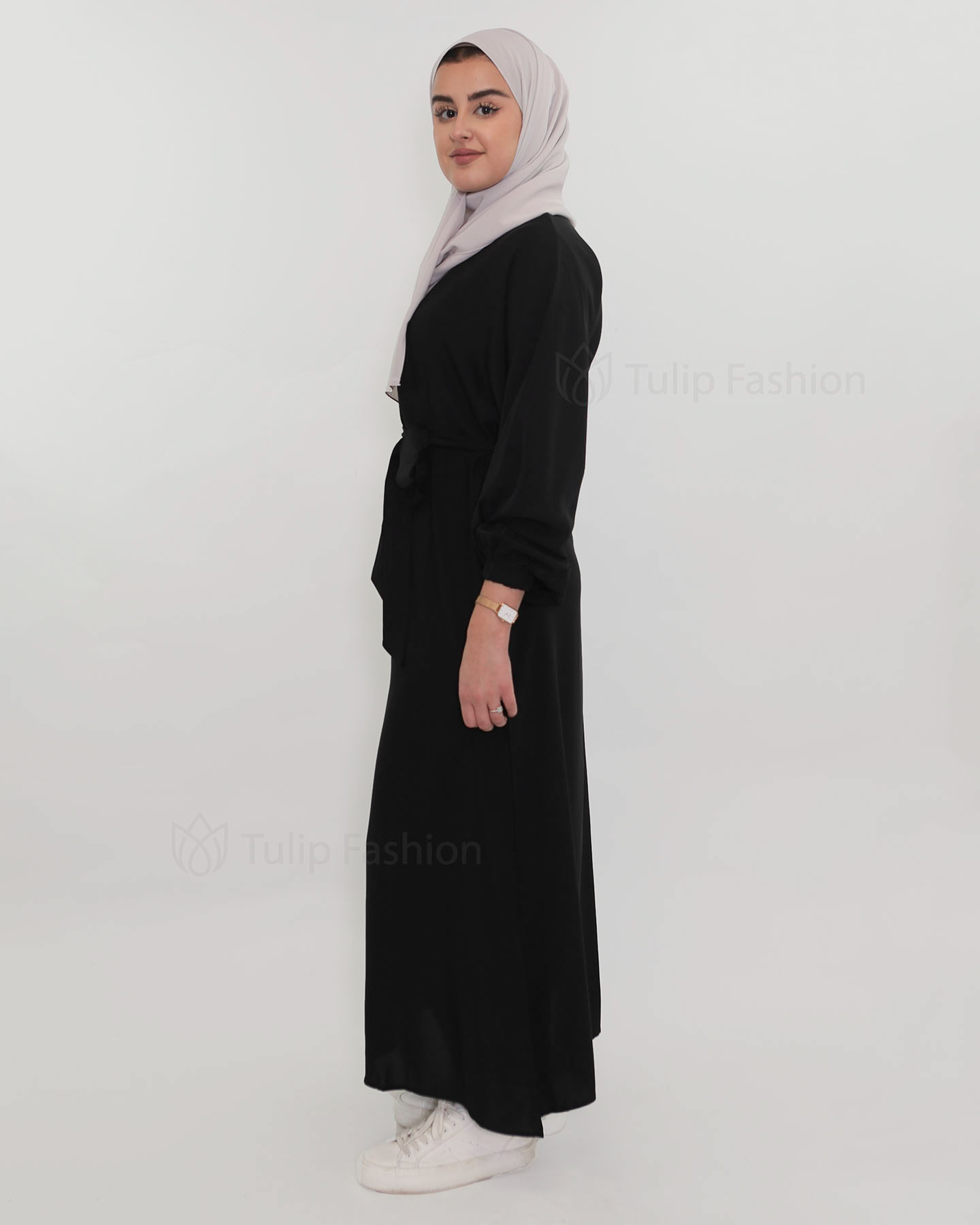 Zaina  Abaya - Black - 2