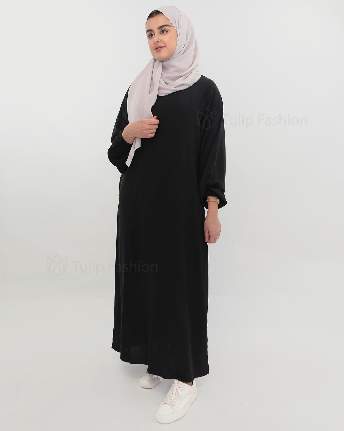 Zaina  Abaya - Black - 3