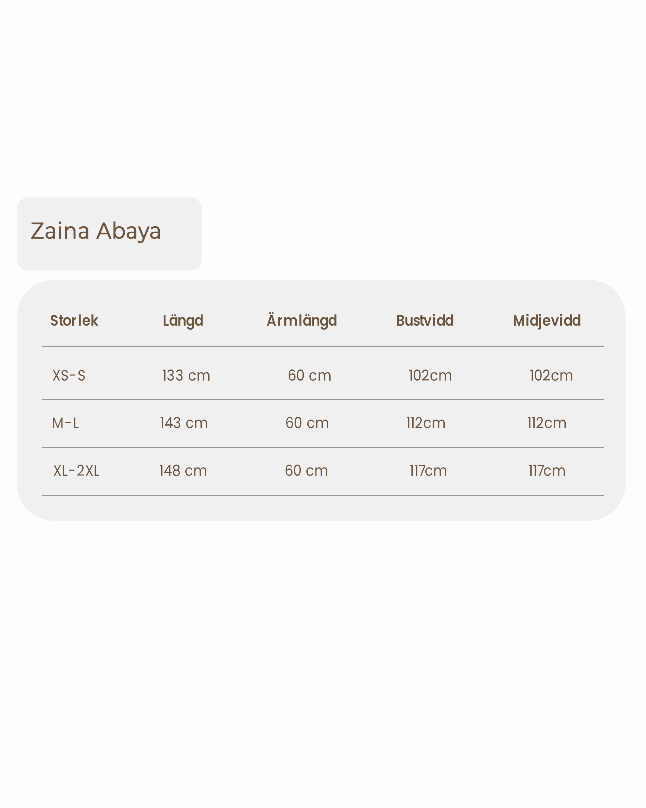 Zaina  Abaya - Gray - 5