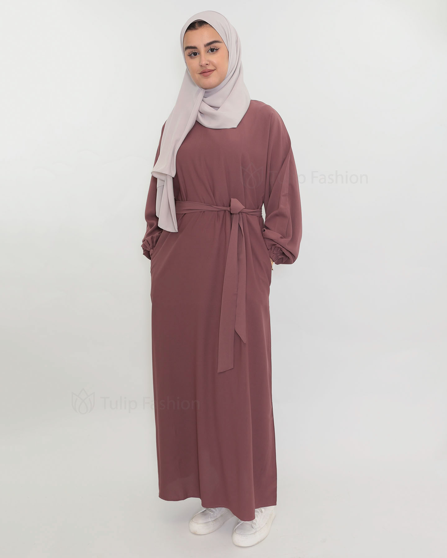 Zaina  Abaya - Mauve