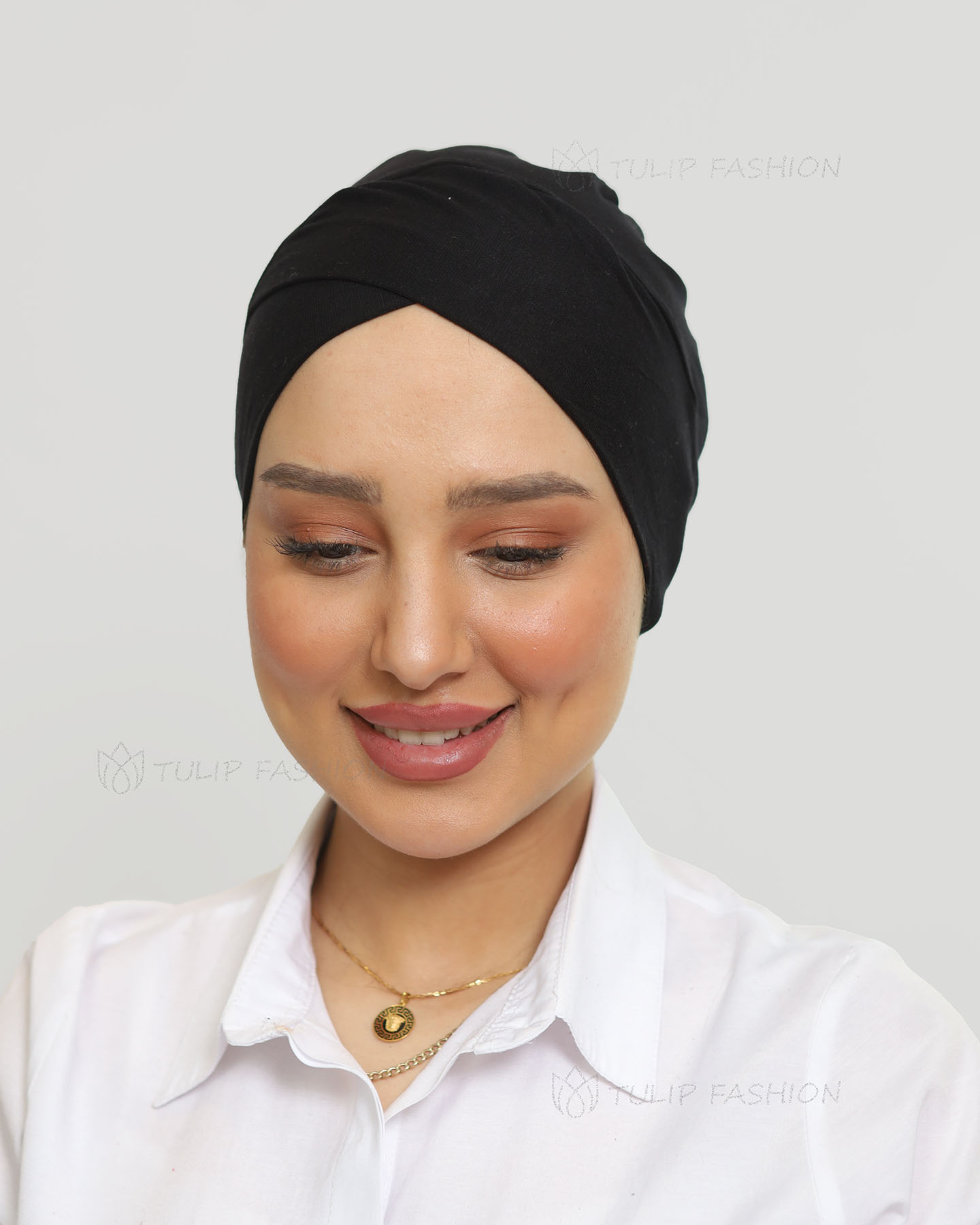 Cap - Cross Whole-coverage - Black