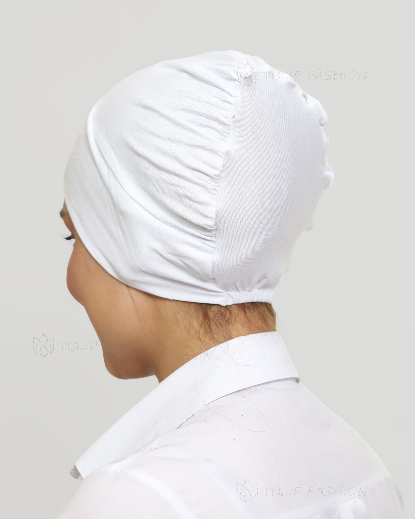 Cap - Cross Whole-coverage - White - 2