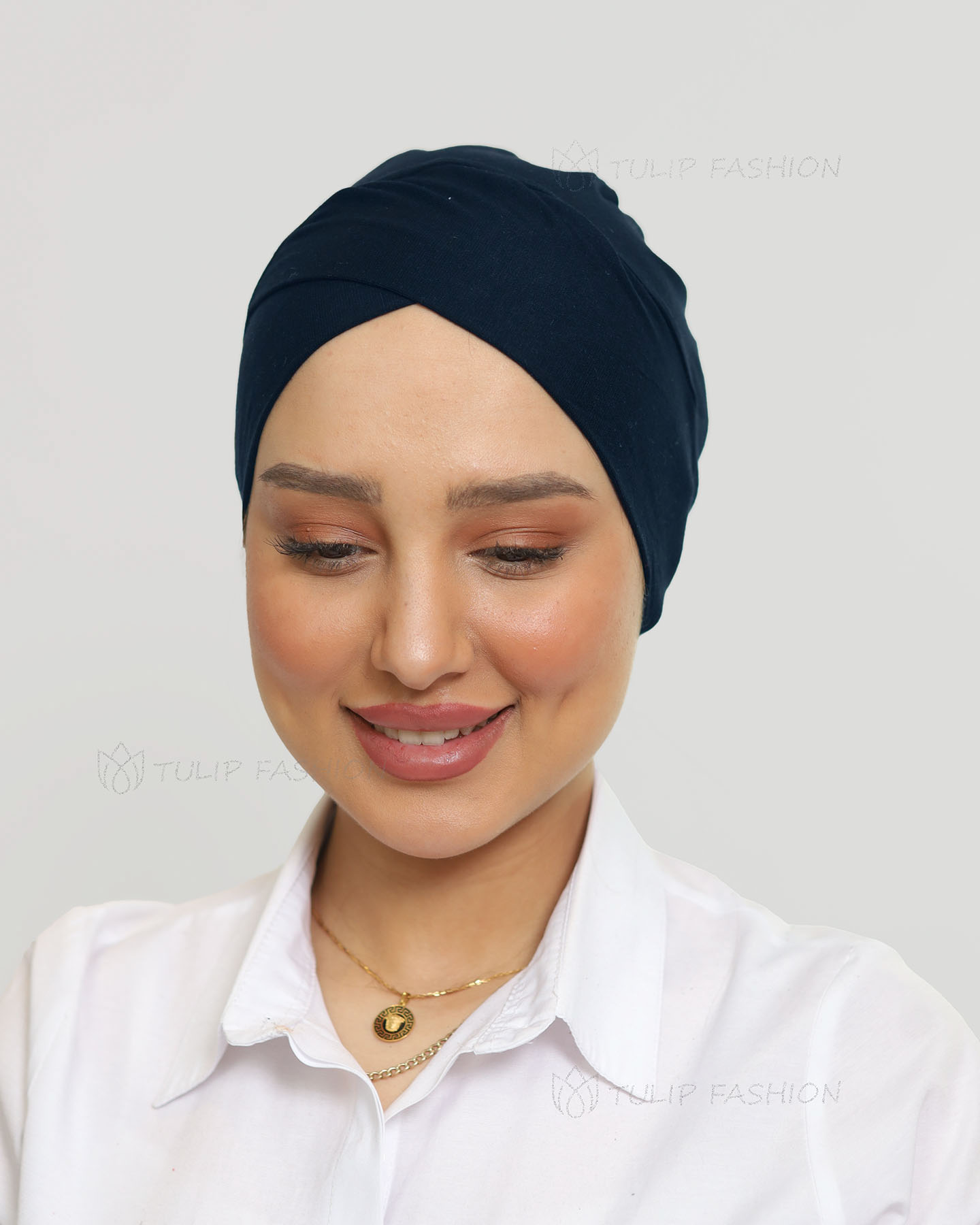 Cap - Cross Whole-coverage - Midnight Blue