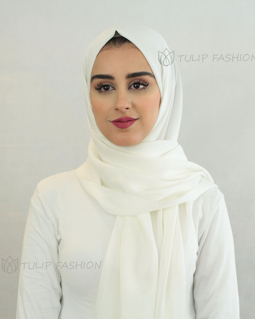 Hijab - Pashmina - Off-White - 2