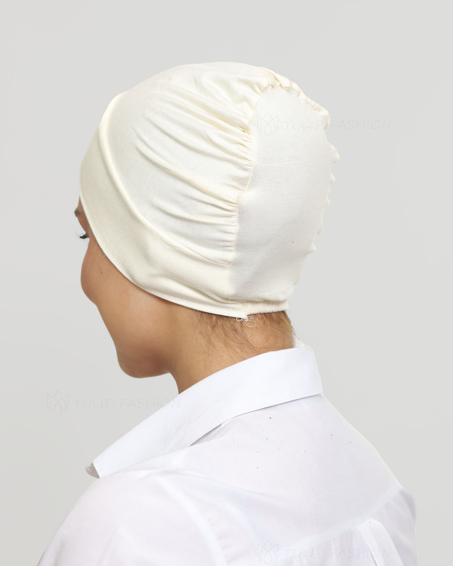 Cap - Cross Whole-coverage - Light Beige - 2