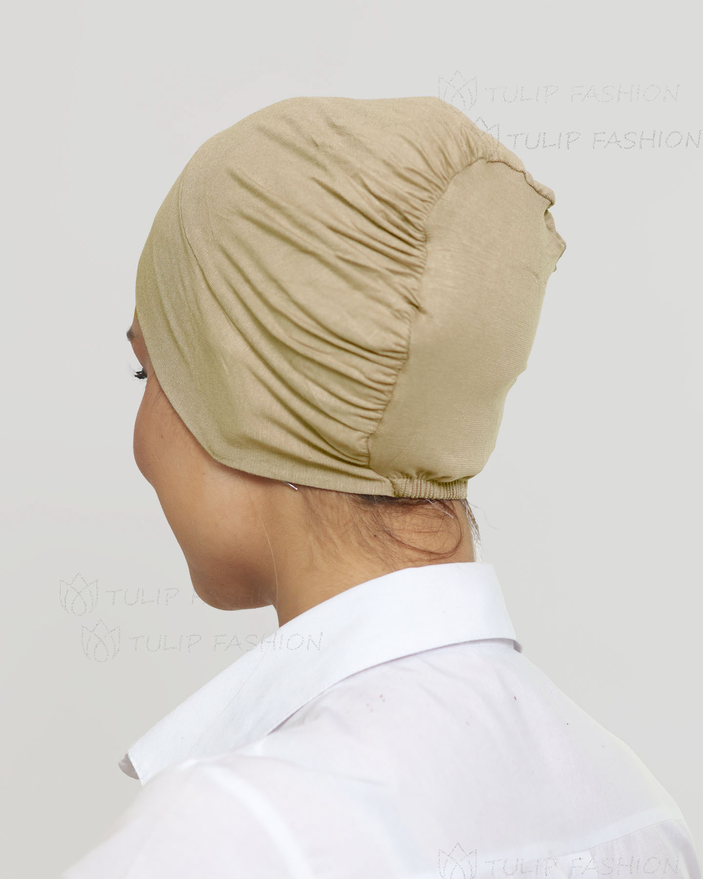 Cap - Cross Whole-coverage - Beige - 2