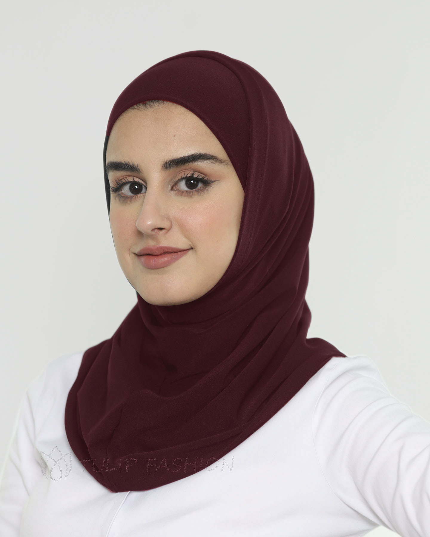 Hijab Al Amira Lycra - Maroon