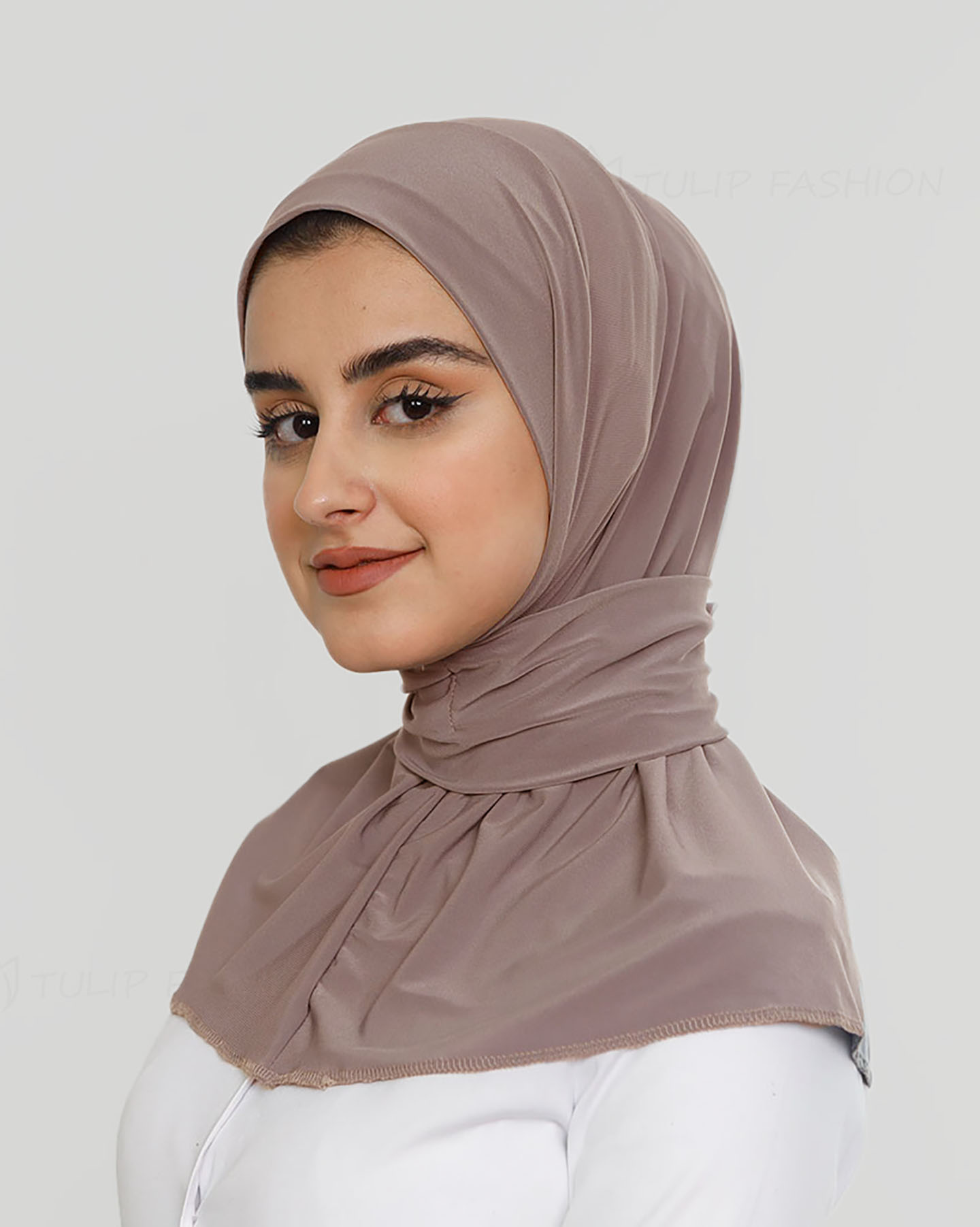 Al Amira Instant Hijab - Old Mauve - 2