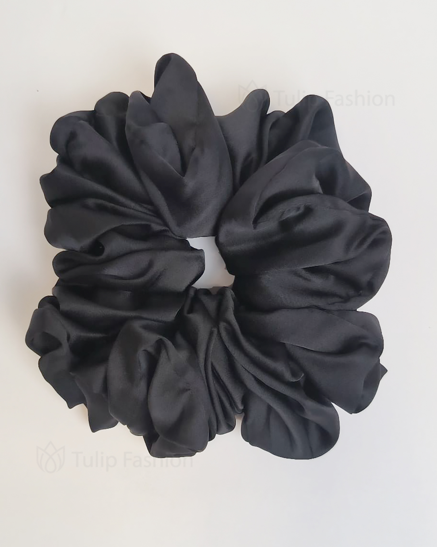 Hair tie - Satin - Black - 3