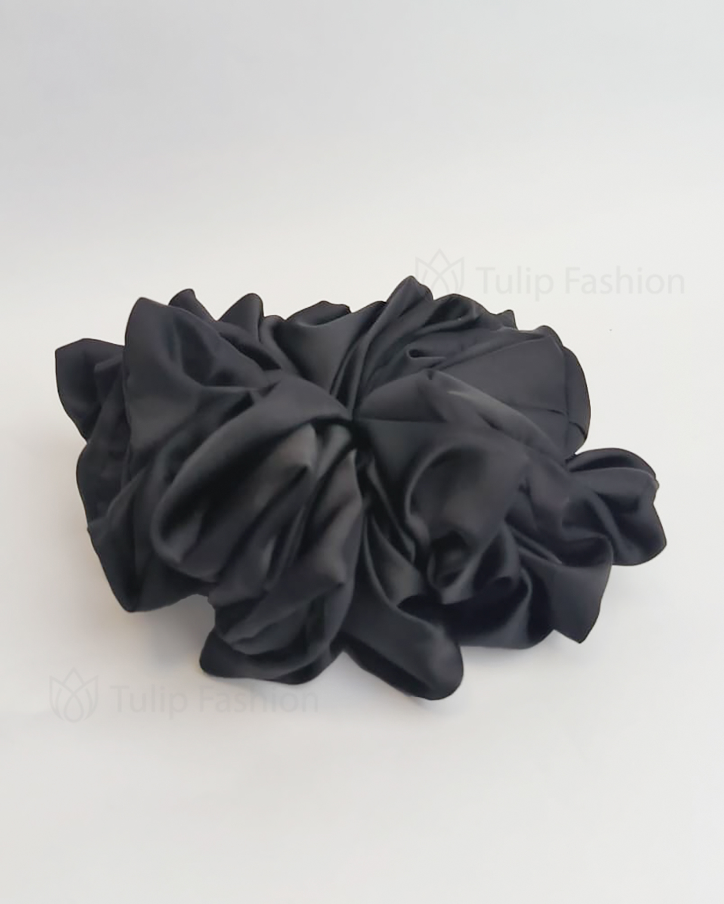 Hair tie - Satin - Black - 2
