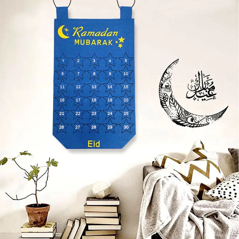 Ramadan Decoration Ramadan Calendar Blue Tulip Fashion