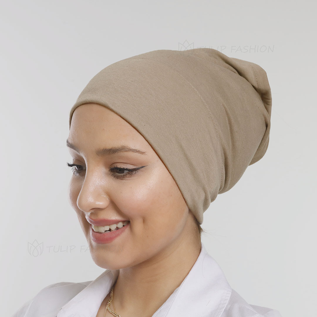Cap - Jersey - Nude Beige 