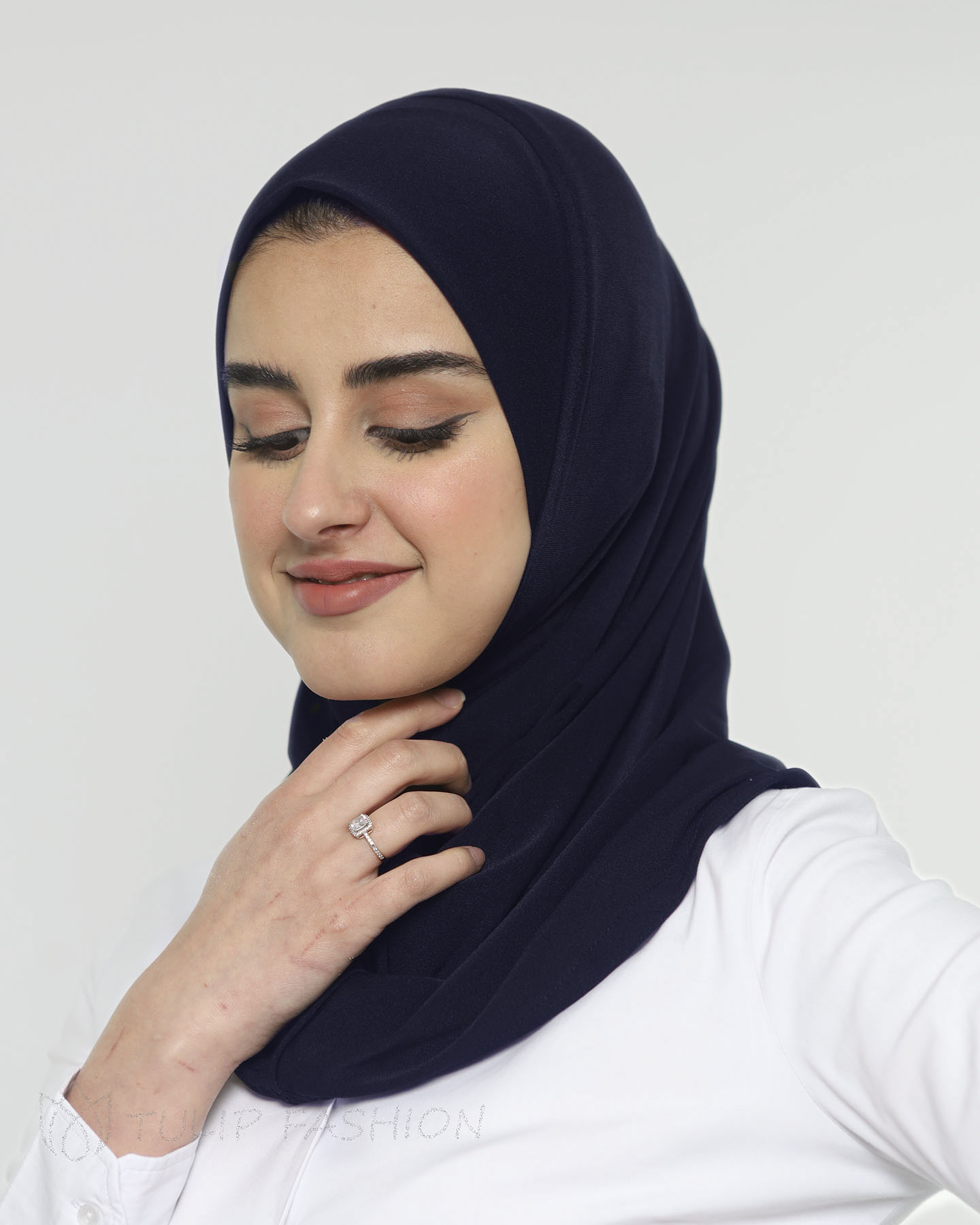 Hijab - Al Amira Lycra - One Piece - Midnight Blue