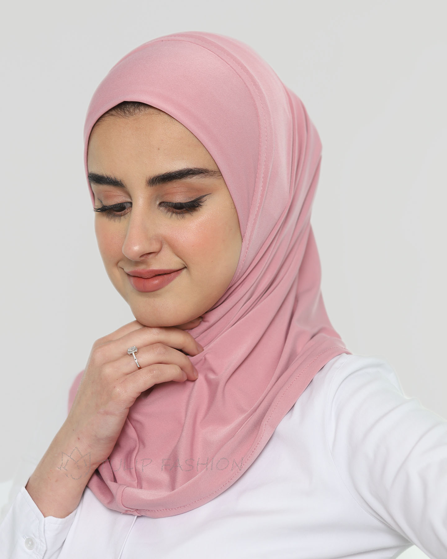 Hijab - Al Amira Lycra - One Piece - Rose