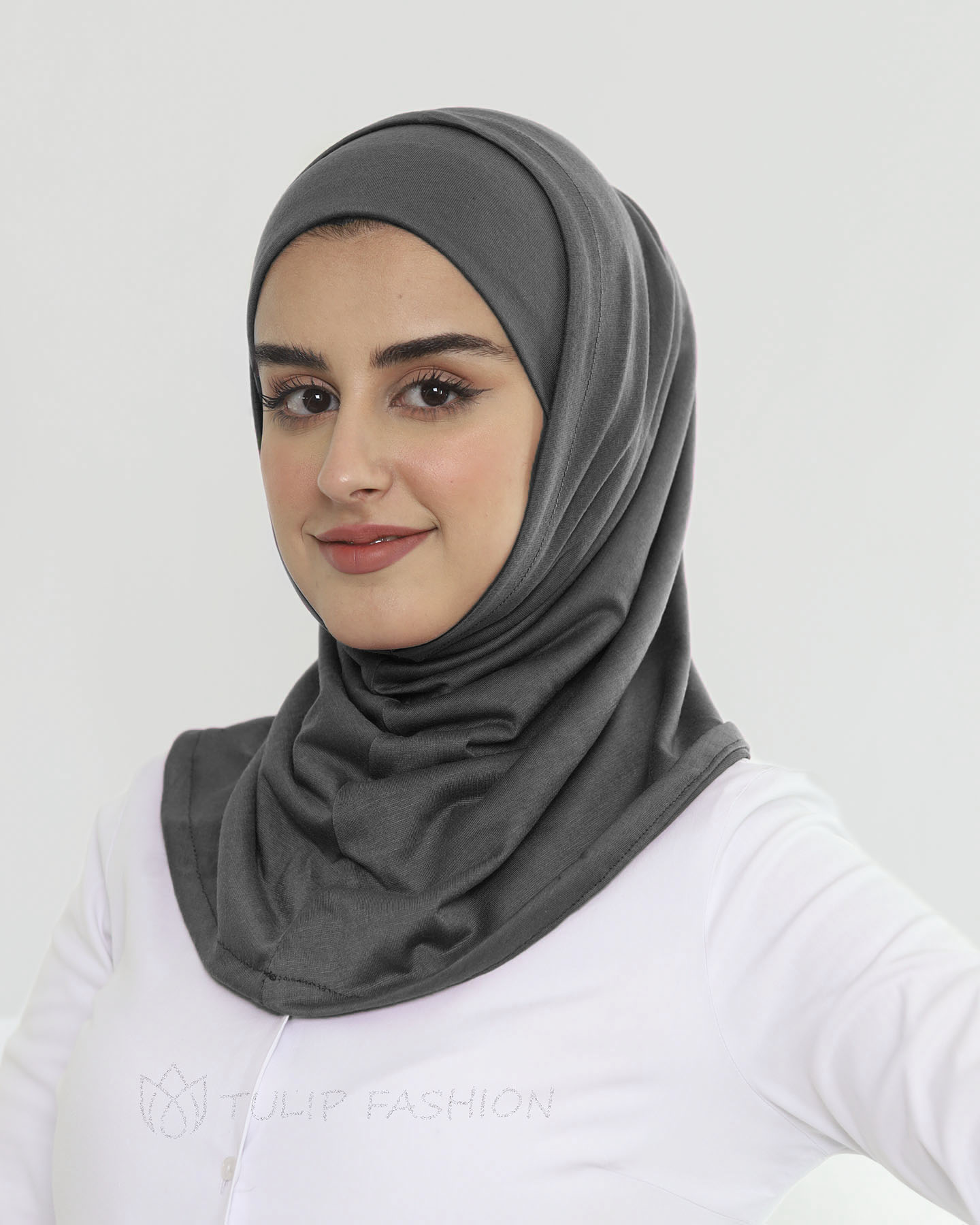 Hijab Al Amira - Dark Gray