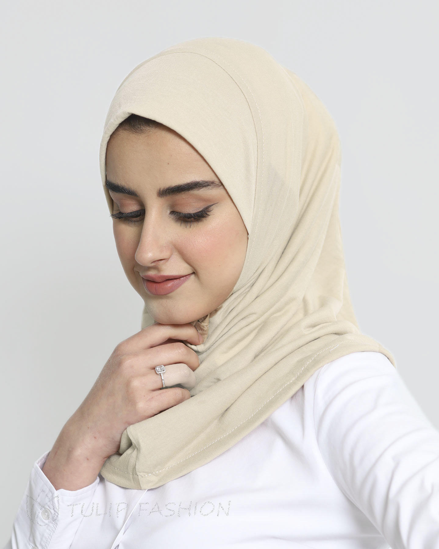 Hijab - Al Amira - One Piece - Light Beige