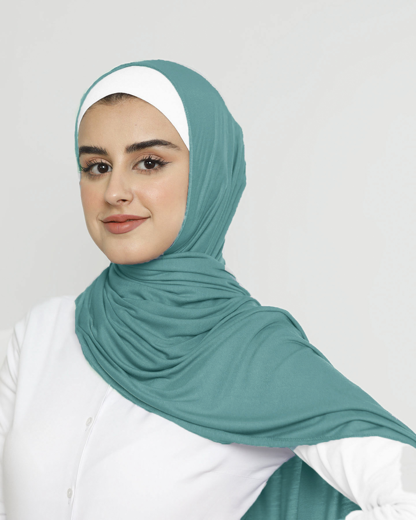 Hijab - Stretch Jersey - Turquoise