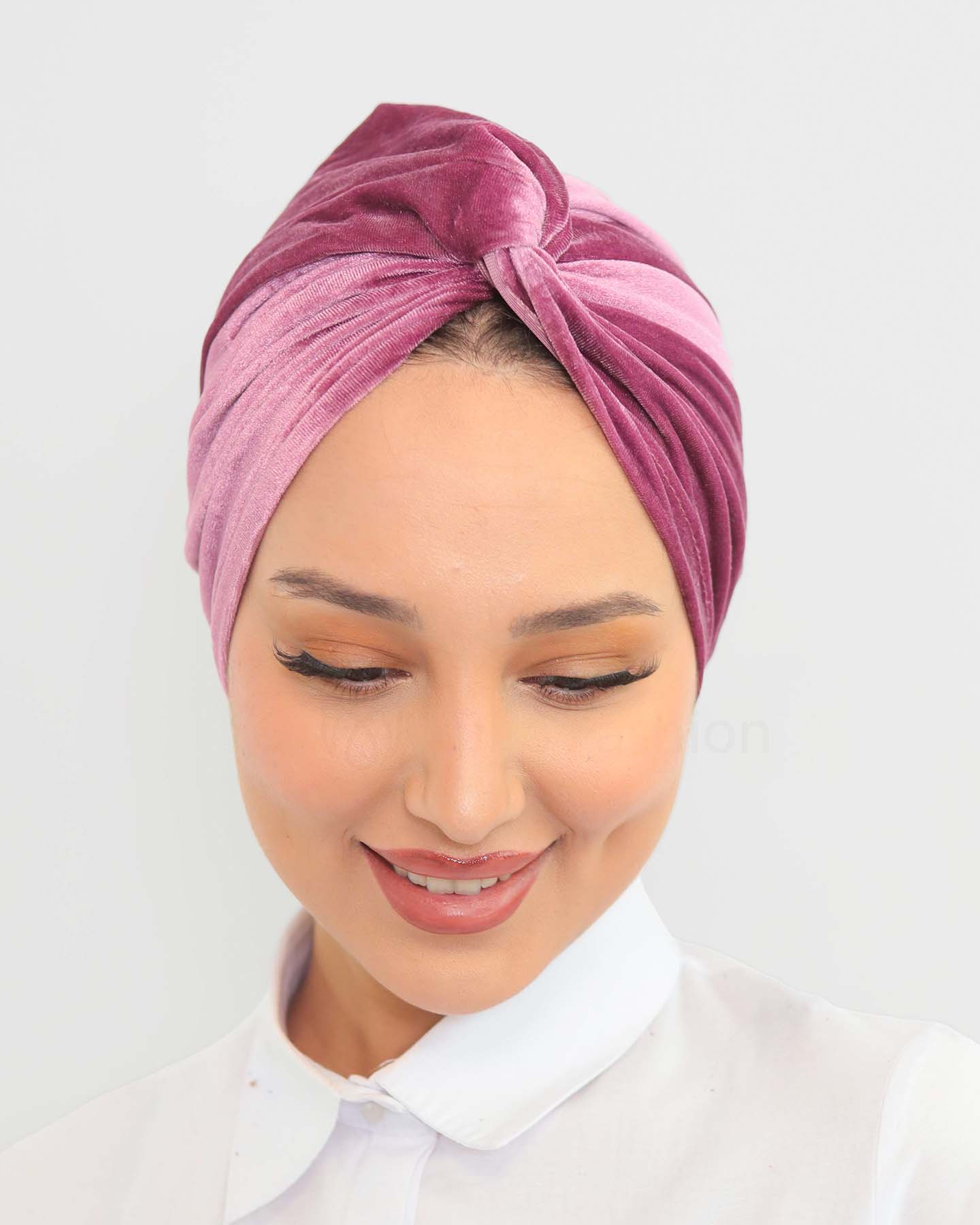 Turban - Adelya Velvet - Rosa