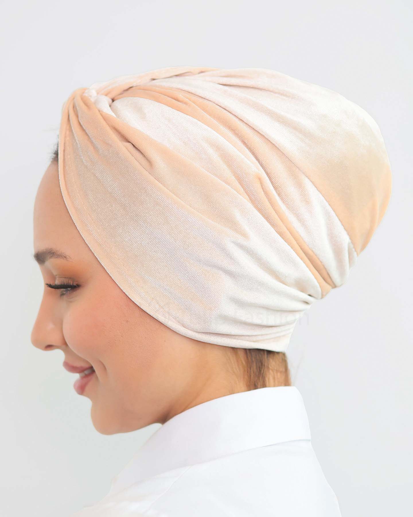 Turban - Adelya Velvet - Beige - 2