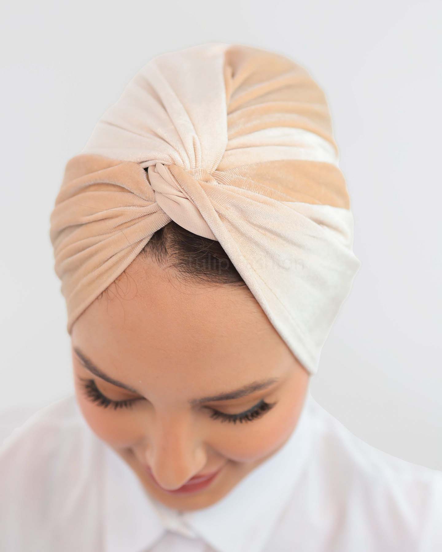 Turban - Adelya Velvet - Beige - 4