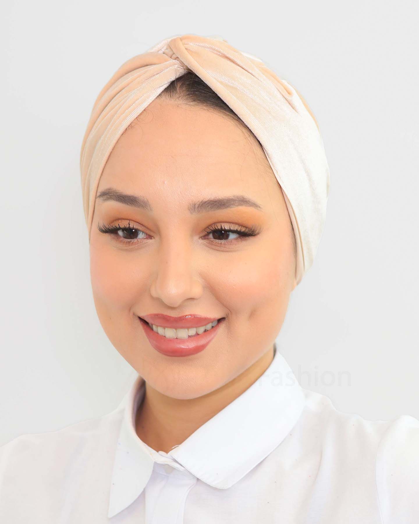 Turban - Adelya Velvet - Beige