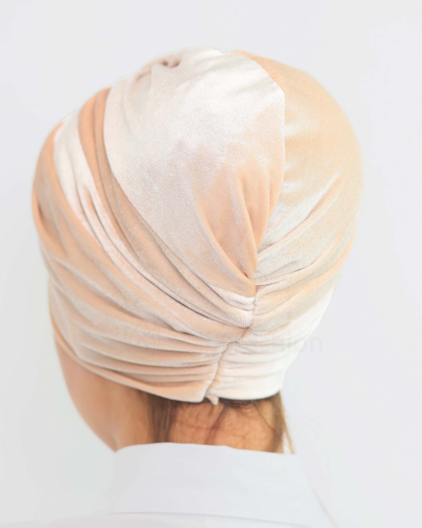 Turban - Adelya Velvet - Beige - 3