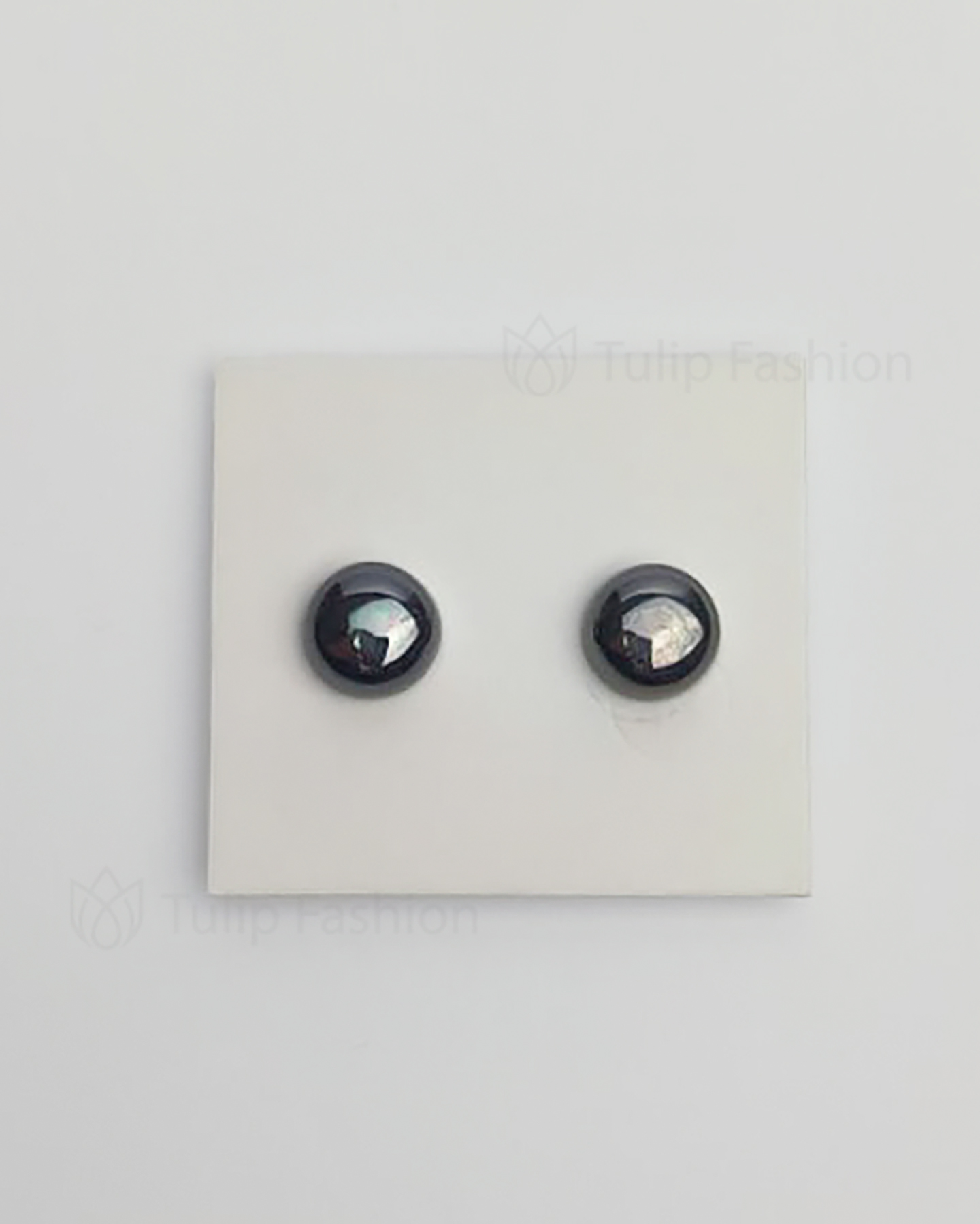 Two Pairs Magnetic Hijab Pin - Glossy - Black