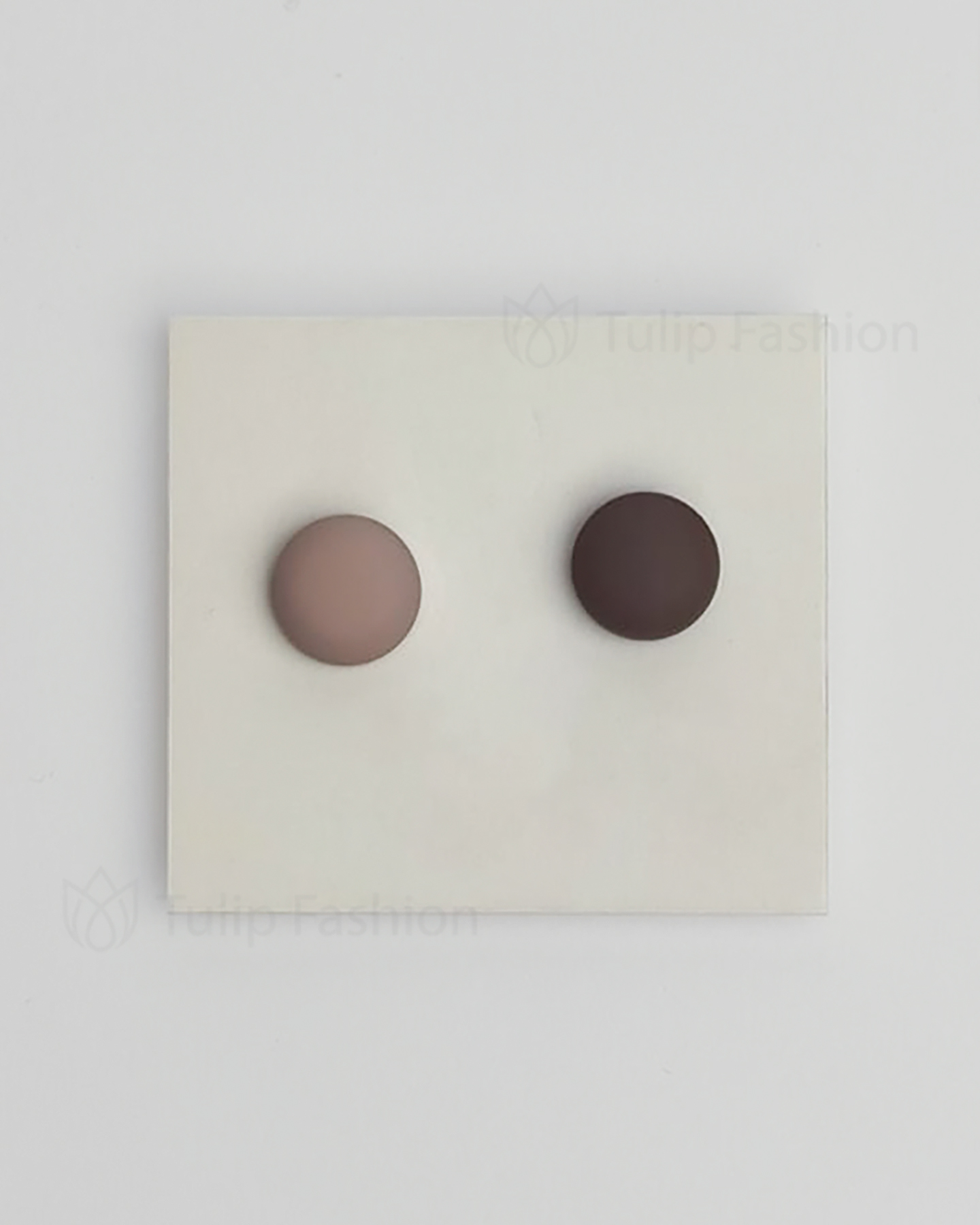 Two Pairs Magnetic Hijab Pin - Matt - Brown