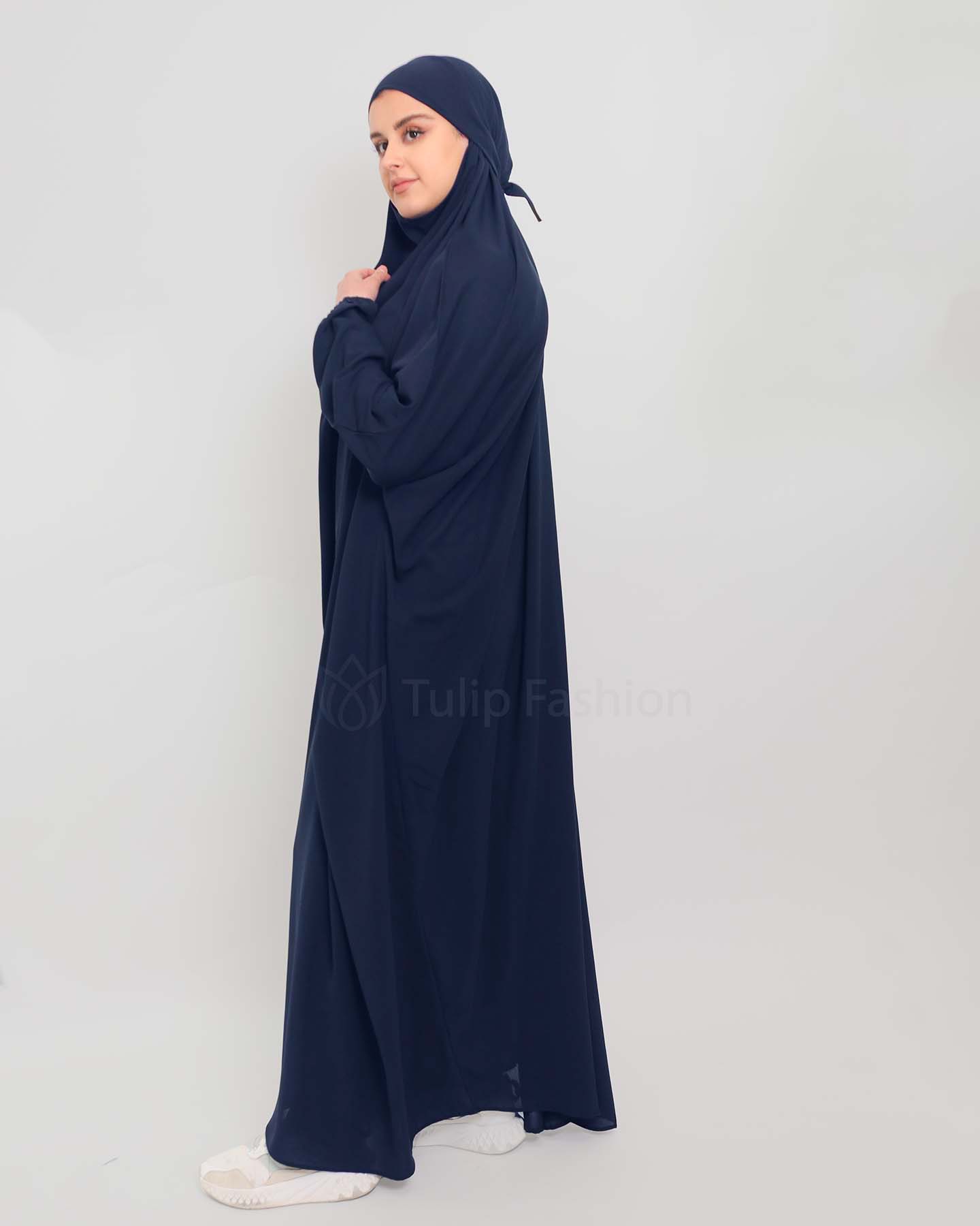 Jilbab Abaya - Midnight Blue - 3