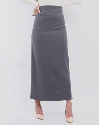 Anna Long Skirt - Gray
