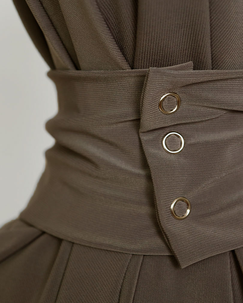 Al Amira Instant Hijab - Taupe - 3