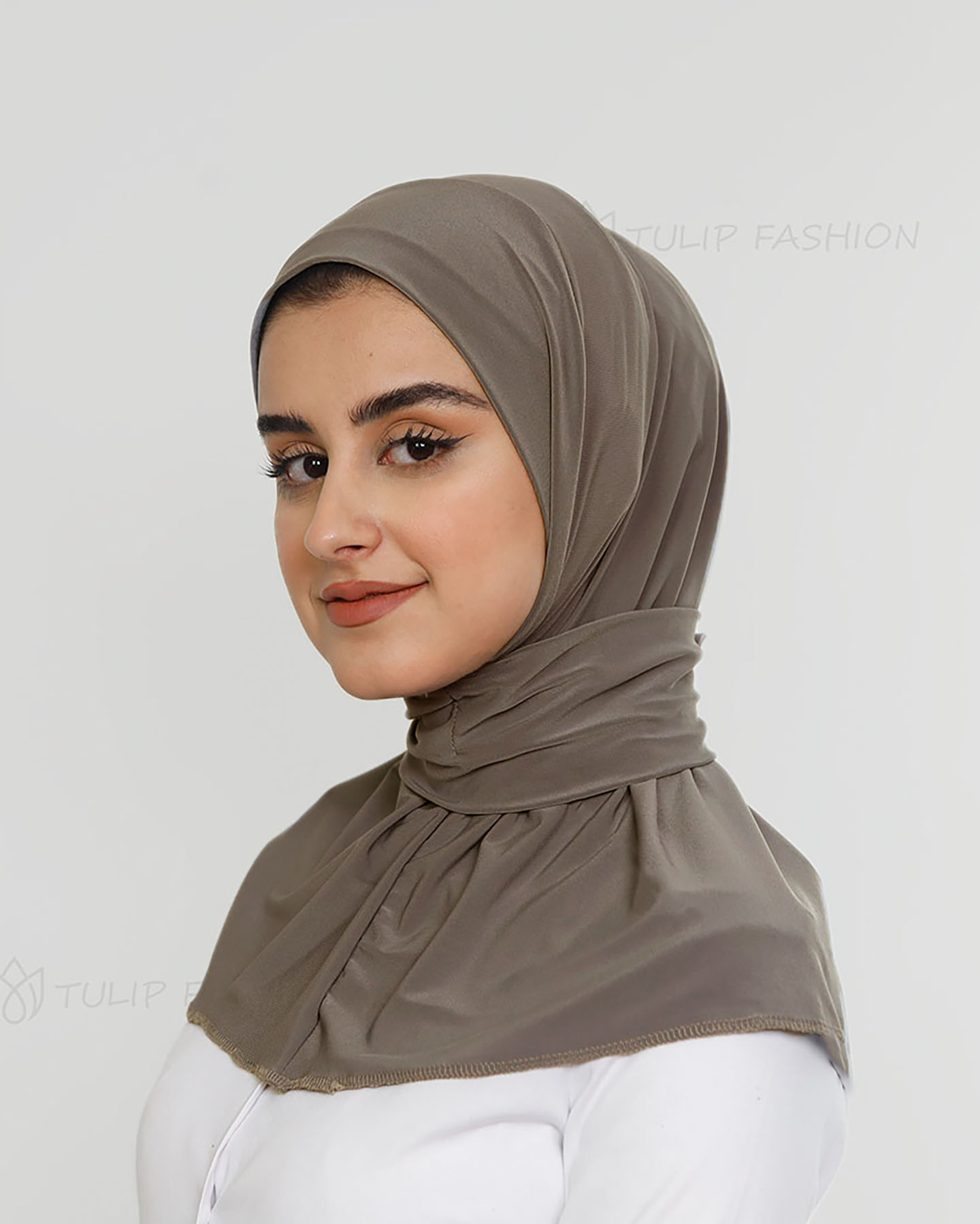 Al Amira Instant Hijab - Taupe - 2