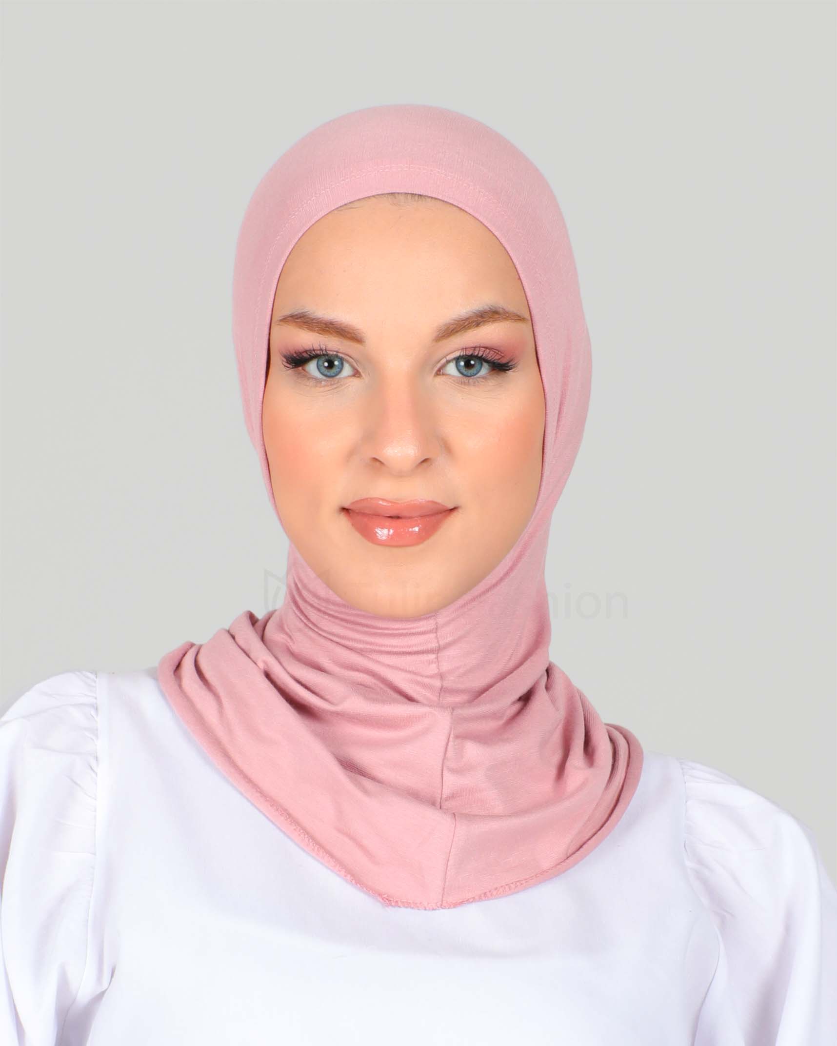 Hijab - Stretch Jersey One Piece - Light Rose