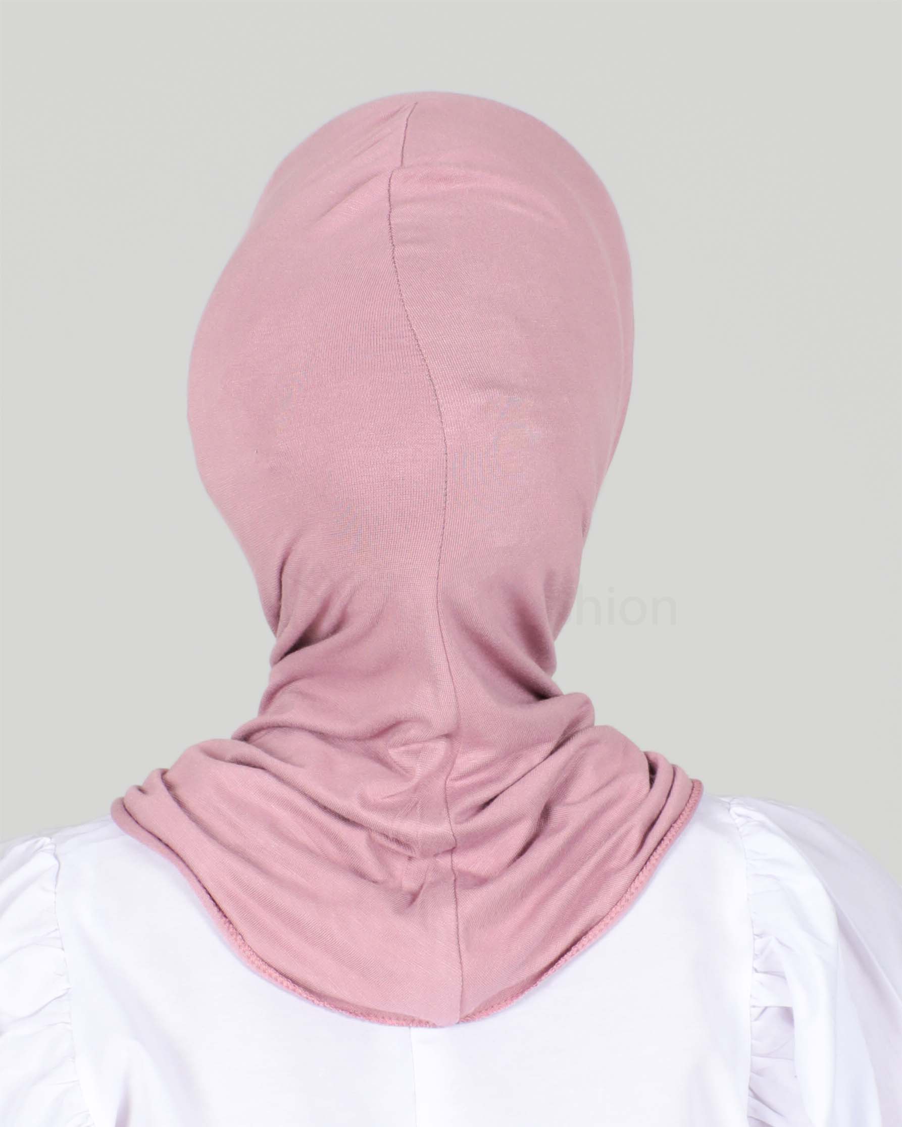 Hijab - Stretch Jersey One Piece - Medium Mauve - 3