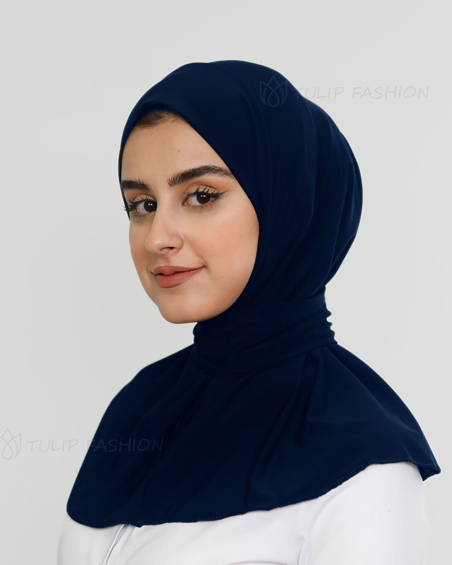 Al Amira Instant Hijab - Midnight Blue - 2
