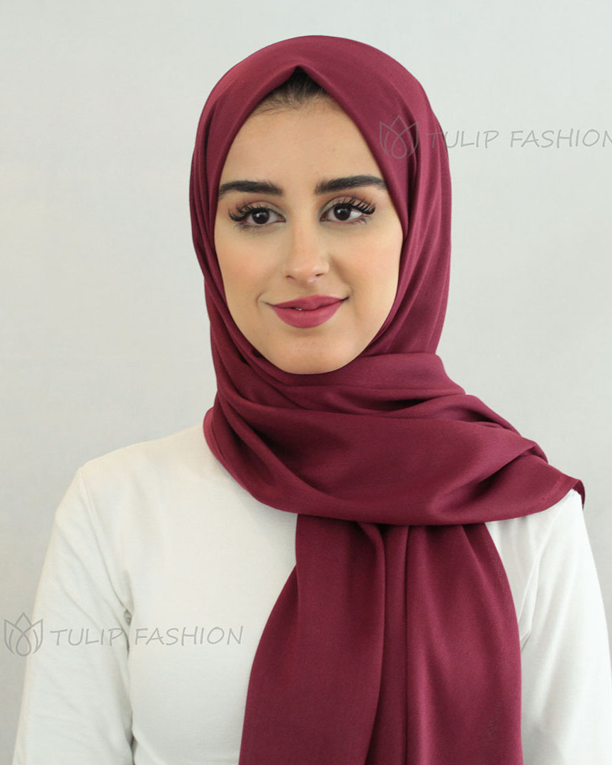Hijab - Pashmina - Hellbraun - 2