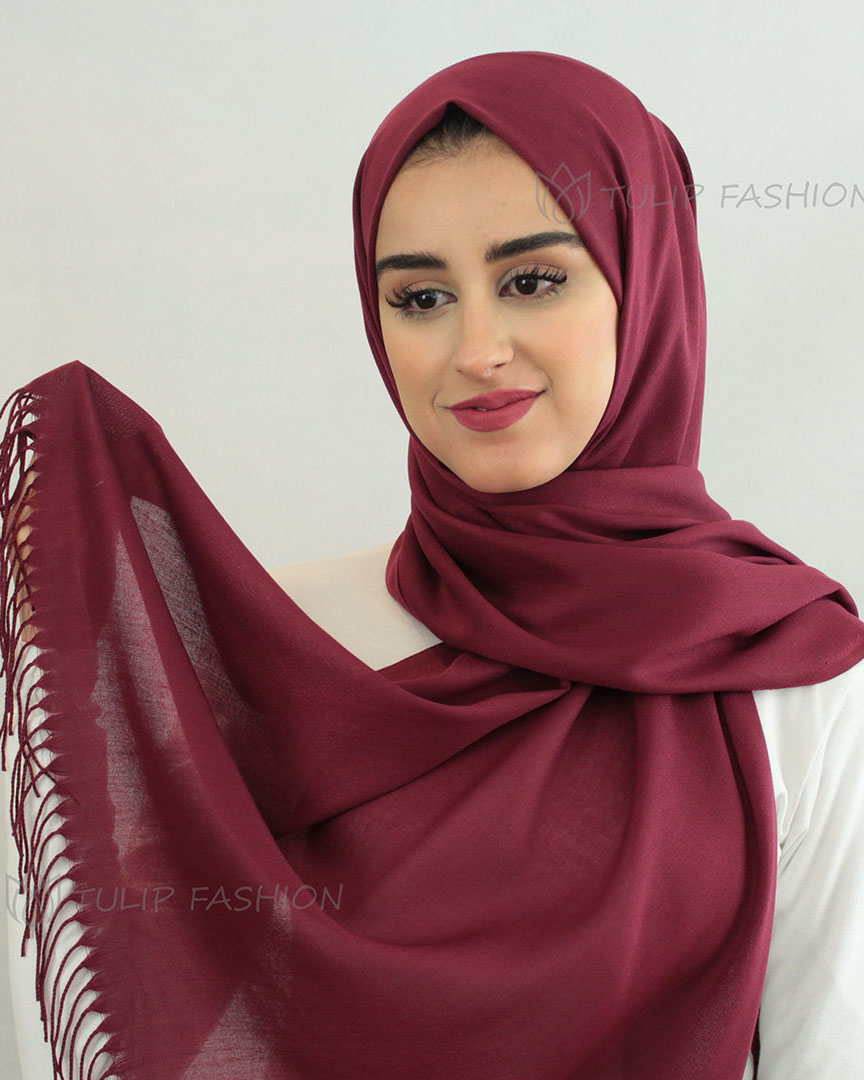 Hijab - Pashmina - Light Maroon