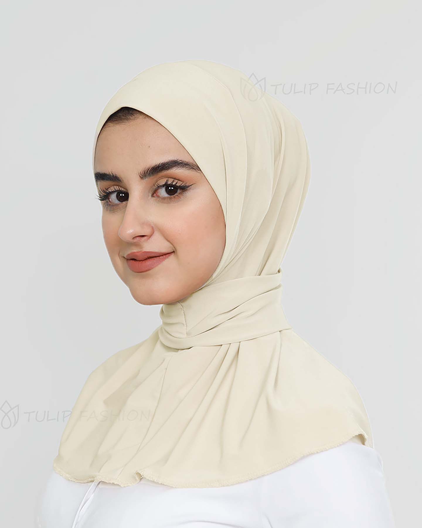 Al Amira Instant Hijab - Cream - 2