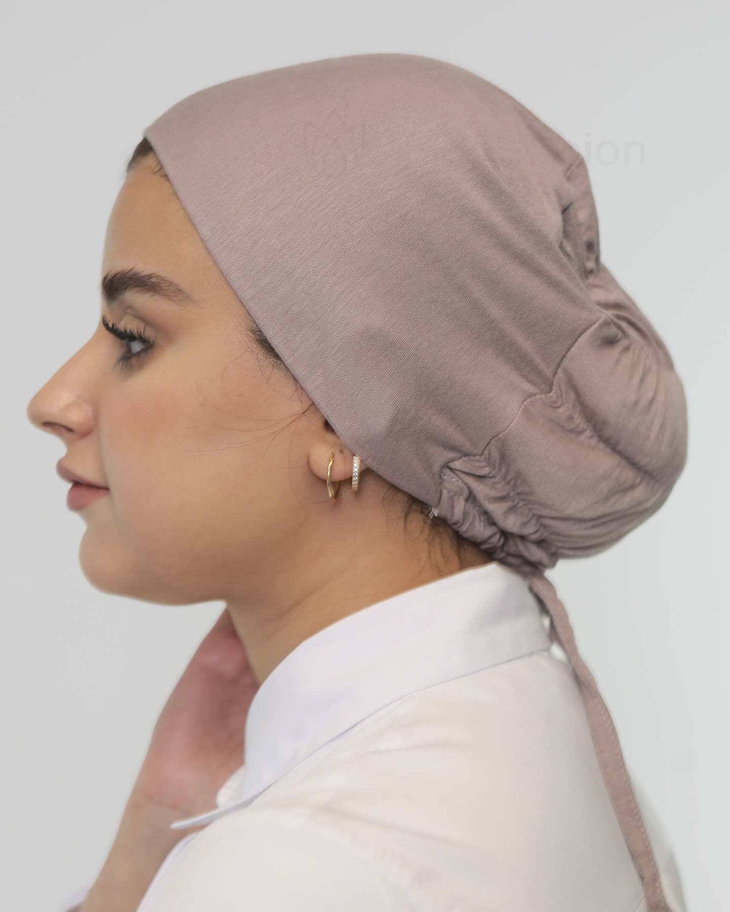 Underscarf - High elastic tie-back - Mauve - 2