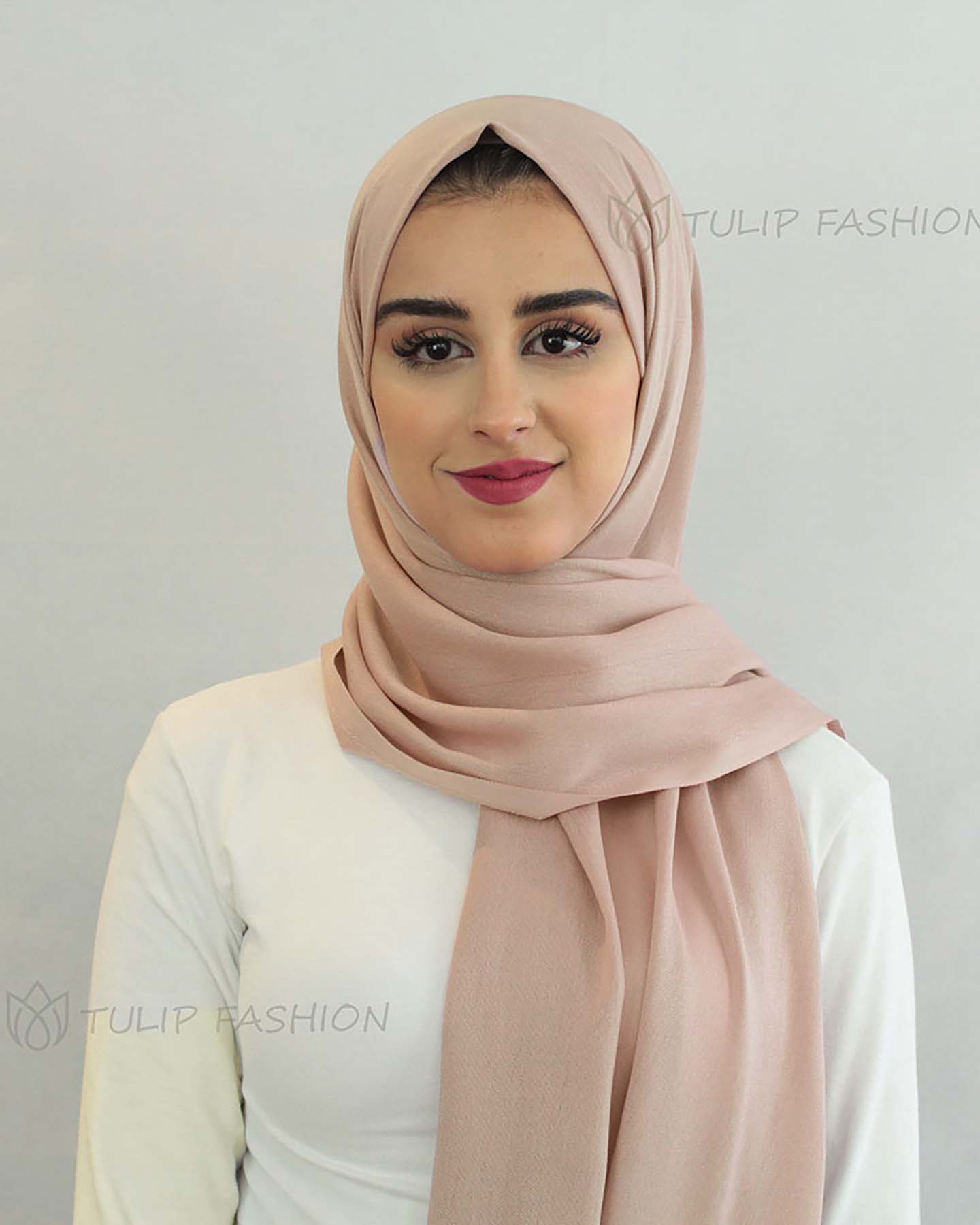 Hijab - Pashmina - Nude Rosa - 2