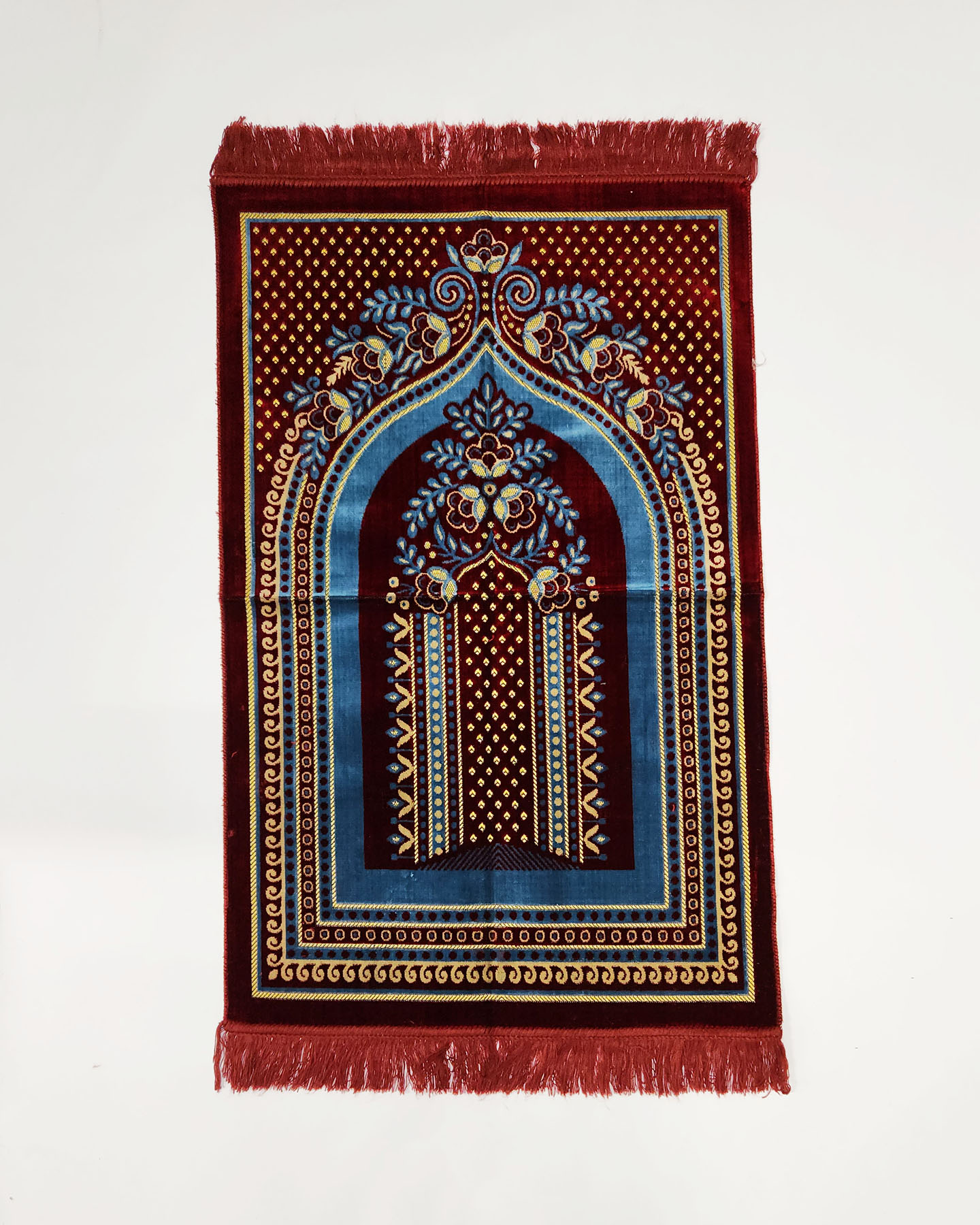 Prayer Rug - Maroon/Blue